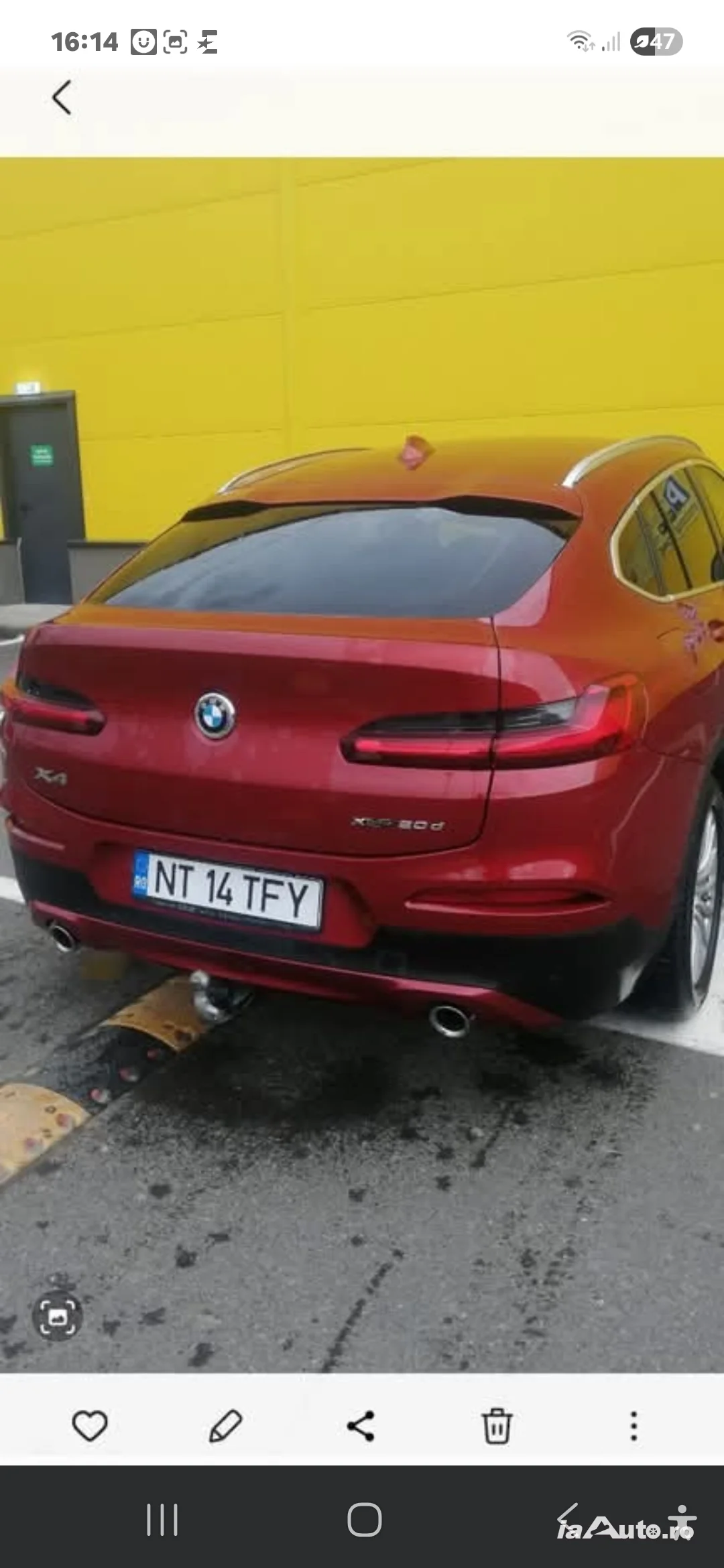 Vând BMW x4 2020 mild hibrid diesel 48 500 km model deosebit de vanzare in Piatra Neamț, Neamț - poza 1