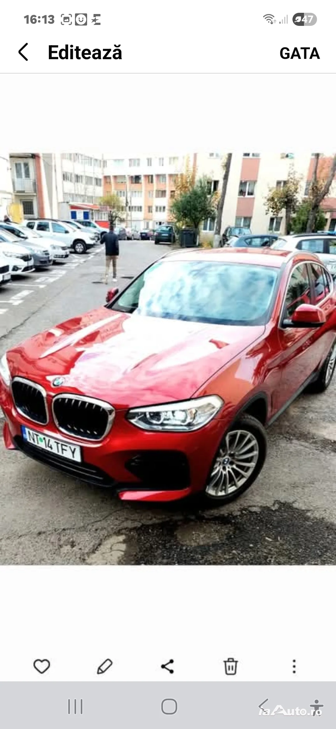 Vând BMW x4 2020 mild hibrid diesel 48 500 km model deosebit de vanzare in Piatra Neamț, Neamț - poza 2