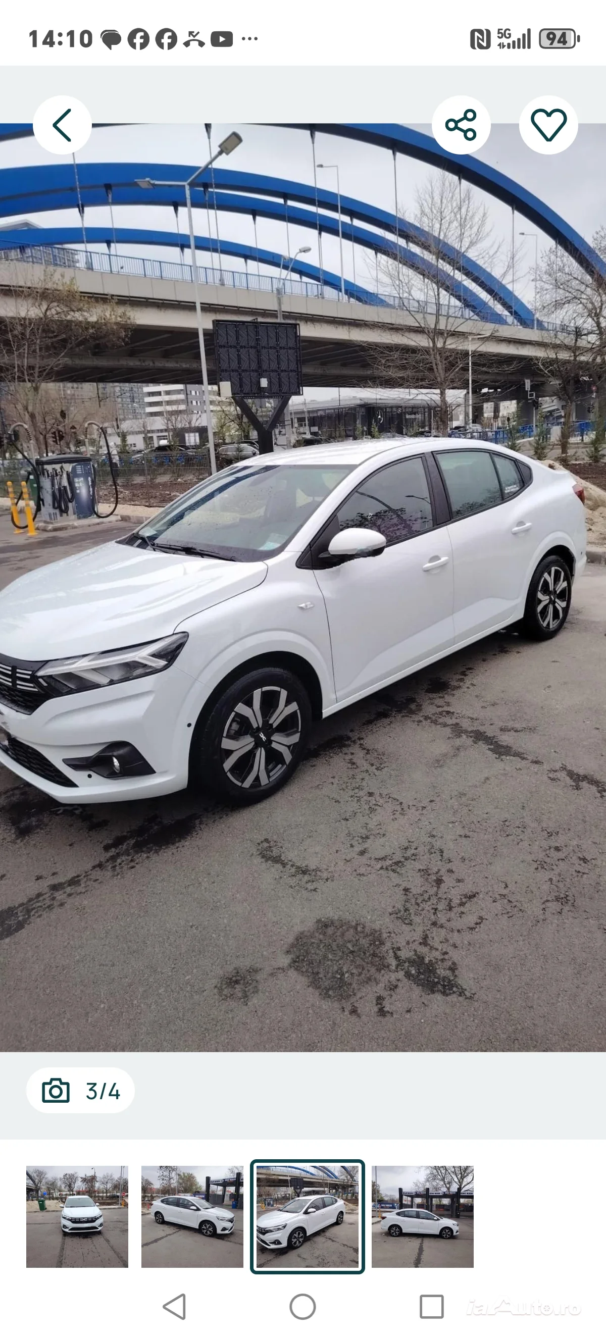 Dacia Logan3 eco g prestige plus de vanzare in Sector 3, București - poza 3