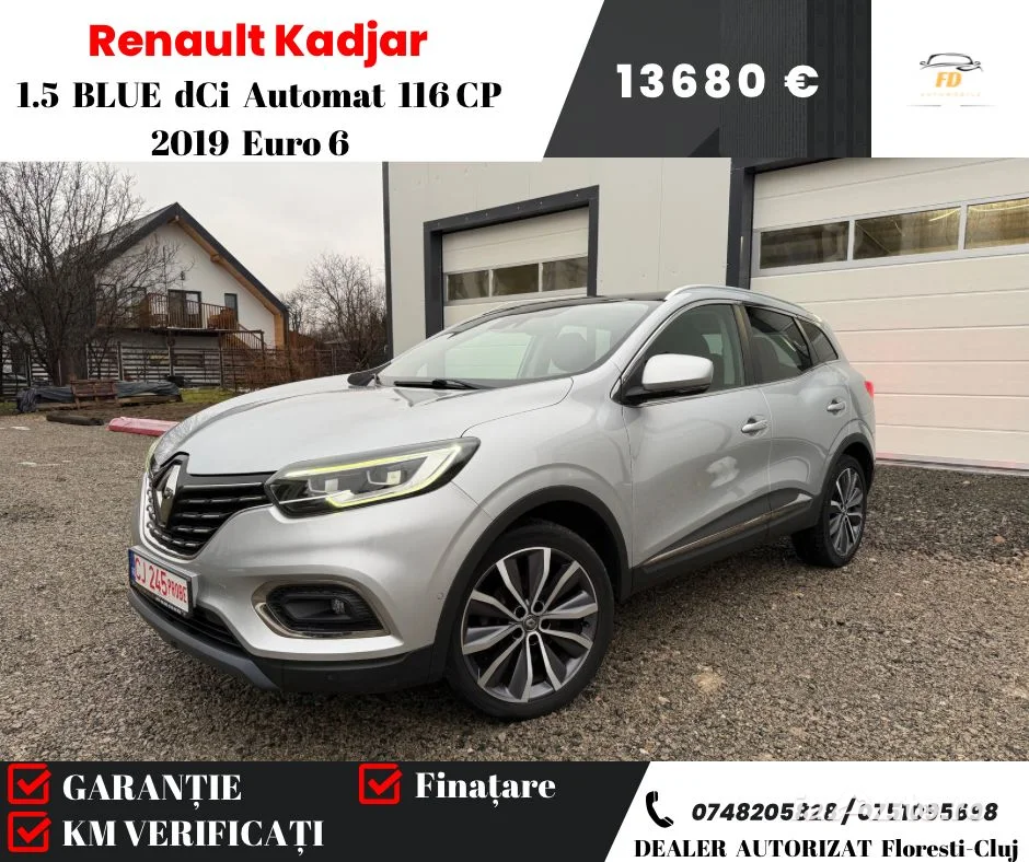 Renault Kadjar 1,5 BLUE dCi EDC Intens de vanzare in Cluj-Napoca, Cluj - poza 1