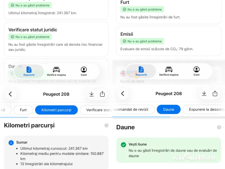 Peugeot 208 Facelift Allure 06.2017 Carplay Navigatie 1.6 Blue Euro 6 de vanzare in Ploiești, Prahova - poza 9