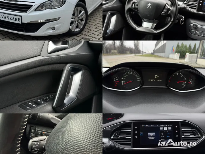Peugeot 308 II eHdi 120CP 2016 Euro 6 6+1 Trepte Navigatie de vanzare in Ploiești, Prahova - poza 7